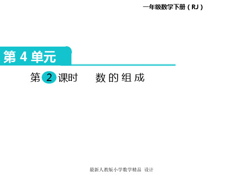 人教版小学一年级下册数学课件第4单元  100以内数的认识-第2课时  数的组成