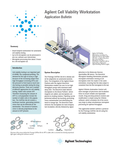 Agilent Cell Viability Workstation 应用笔记