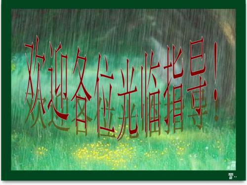 《春天的小雨滴滴滴》课件