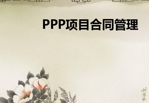 PPP项目合同管理(新)01