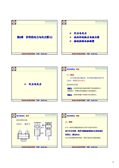 材料力学2-内力分析(1)x