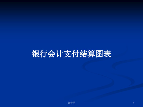 银行会计支付结算图表PPT学习教案