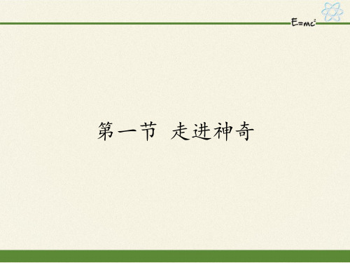 沪科版八年级全册 物理 课件 1.1走进神奇