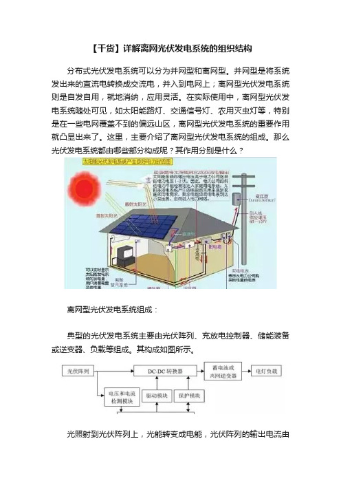 【干货】详解离网光伏发电系统的组织结构