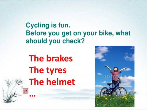 Unit 3 Lesson 15 My Helmet Saved My Life课件(1)