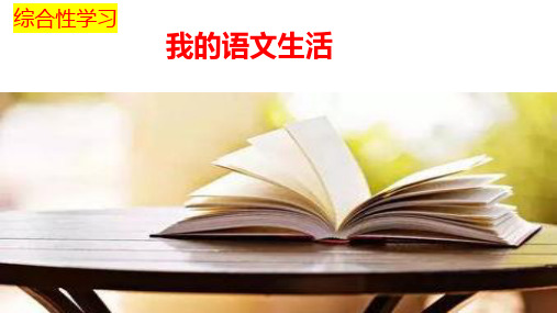 部编版语文七年级下册第六单元综合性学习《我的语文生活》习题课件(共36页)