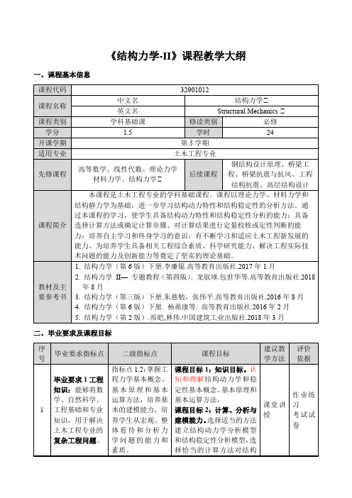 32.结构力学ii