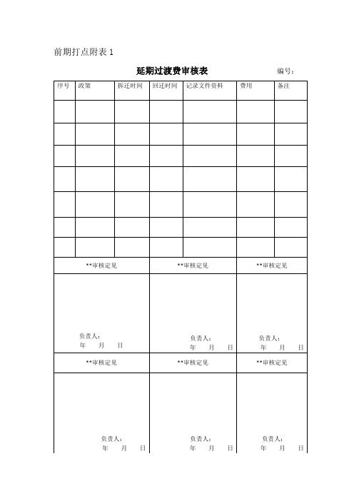 工程项目管理表格汇总(DOC 42页)