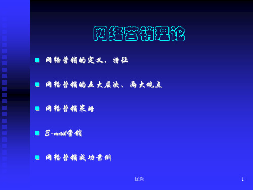 详细版网络营销理论.ppt