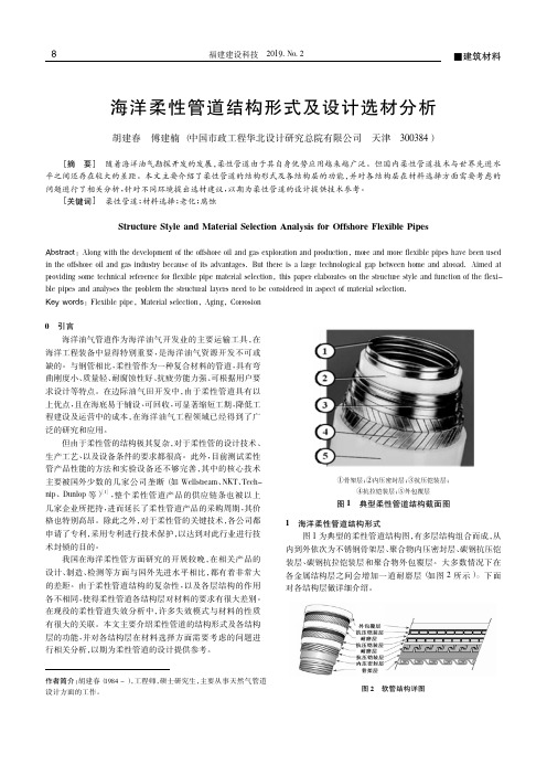 海洋柔性管道结构形式及设计选材分析