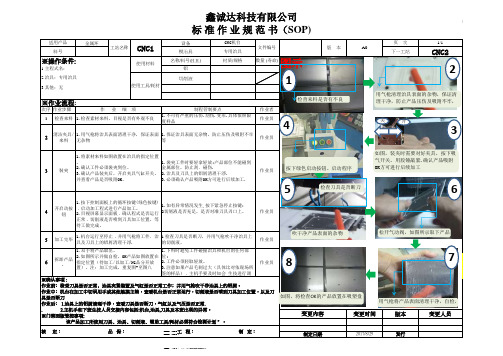 CNC标准作业指导书模板(通用)