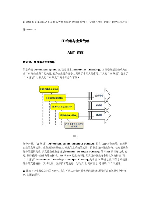 IT治理与企业战略