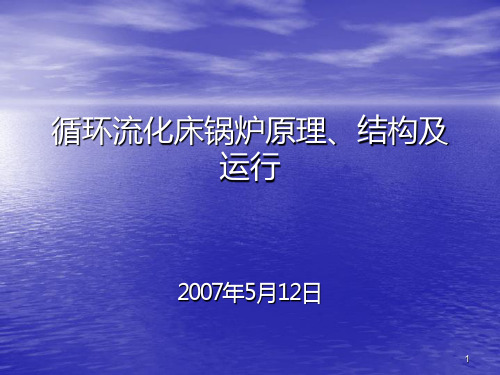 循环流化床锅炉结构原理及运行PPT课件