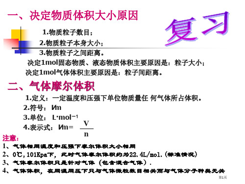 化学物质的量浓度概念省公开课一等奖全国示范课微课金奖PPT课件