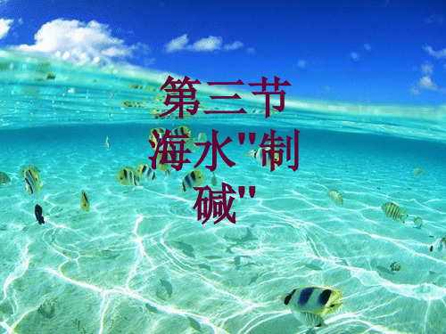 鲁教版-海水制碱-公开课省公开课获奖课件市赛课比赛一等奖课件