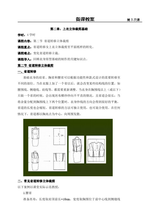 第3次课省道转移立体裁剪