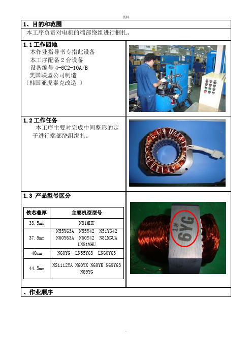 捆扎工序作业指导书