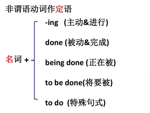 非谓语讲义