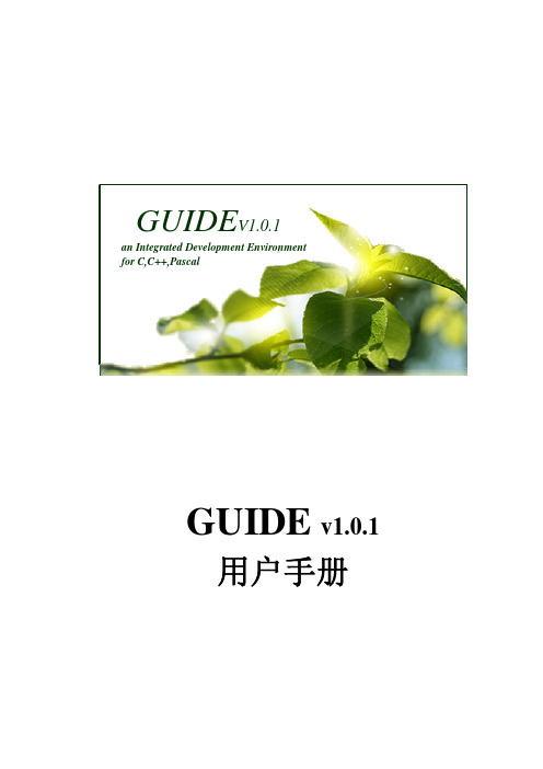 GUIDE用户手册v1.1