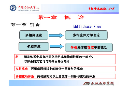 石油气液两相管流 第一章