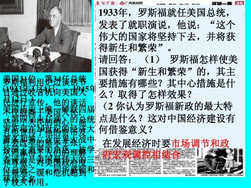 3.6 罗斯福新政和德国法西斯专政课件(华师大版九年级历史) (1)