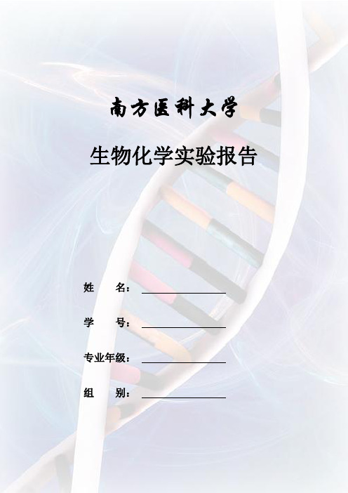 氨基酸薄层层析 实验报告