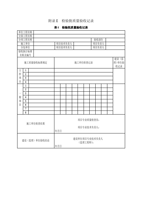 工业设备及管道防腐蚀工程-检验批质量验收记录