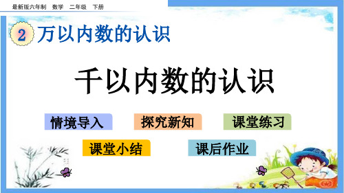 最新审定版二年级数学下册《第2单元  万以内数的认识【全单元】》精品PPT优质青岛版课件