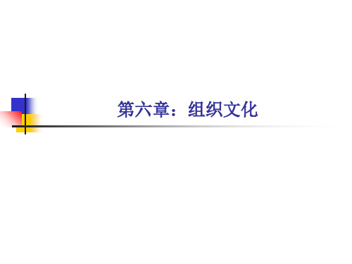第六章_组织文化