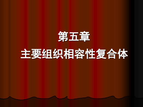 主要组织相容性复合体