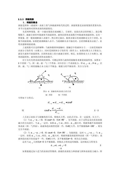 润湿现象——精选推荐