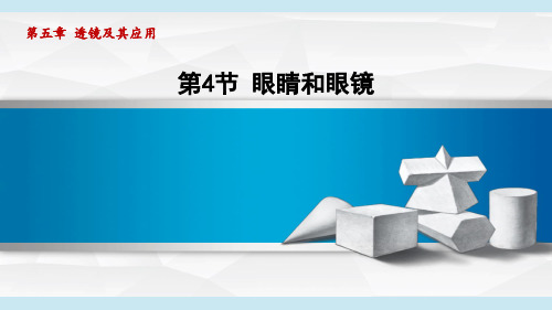 人教八年级物理上册 第5章4眼睛和眼镜