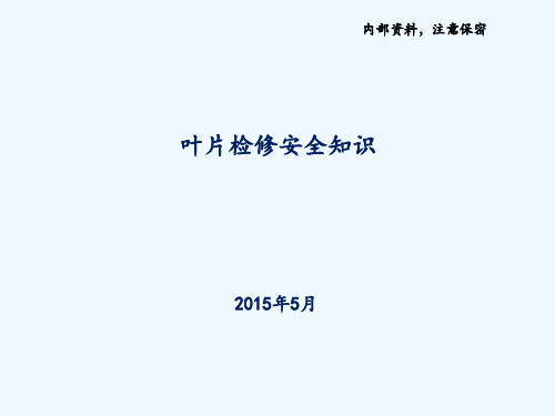 06)叶片检修安全知识