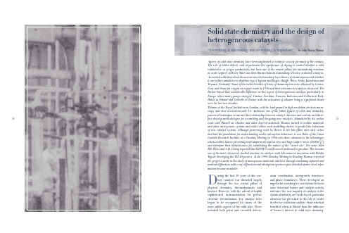 Catalysis letter 催化发展史 The history of catalysis