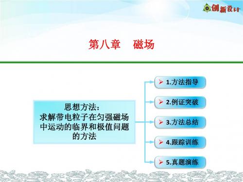 8-07-思想方法：求解带电粒子在匀强磁场中运动的临界和极值问题的方法