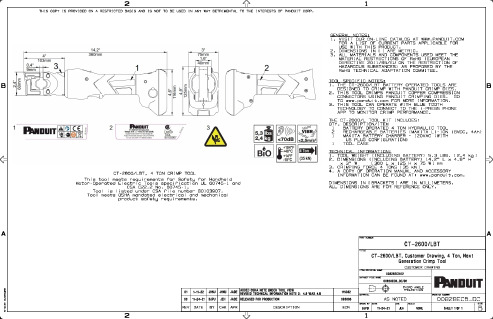 Next Generation Crimp Tool数据表说明书