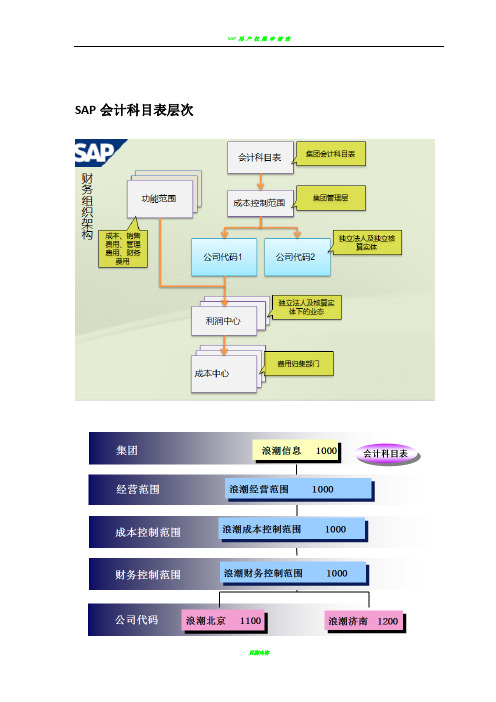 SAP科目表详解