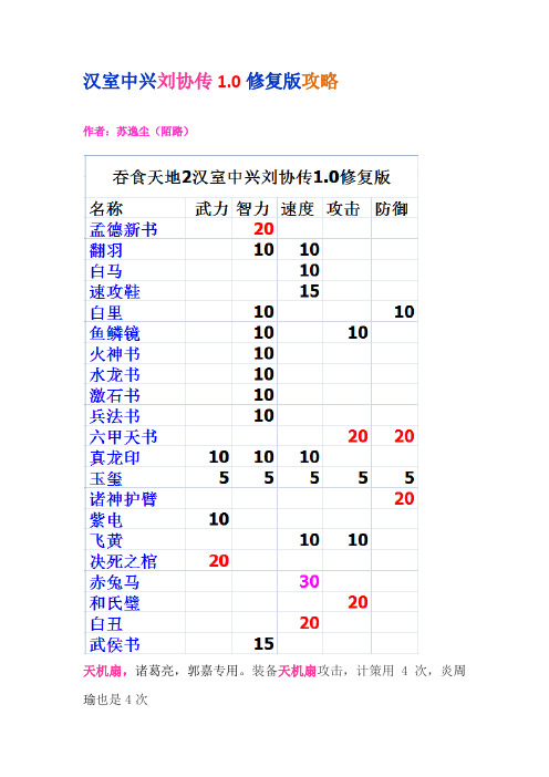 汉室中兴刘协传1.0