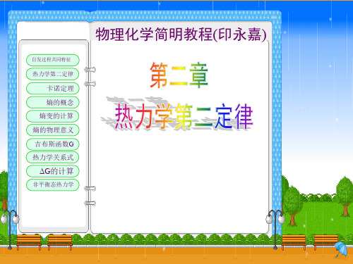 物理化学简明教程(印永嘉) 热力学第二定律