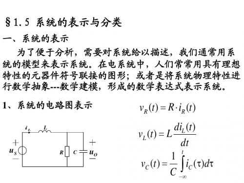 §1-5 系统地描述与分类