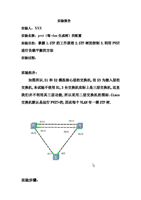 pvst(每vlan生成树)