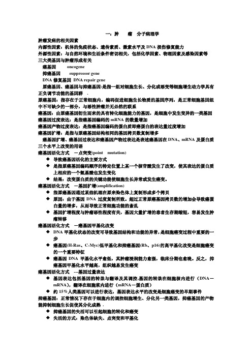 A肿瘤分子病理学(1)