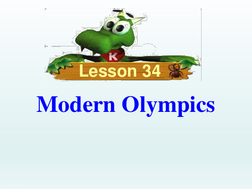 《Modern Olympics》Be a Champion! PPT课件[优秀课件]