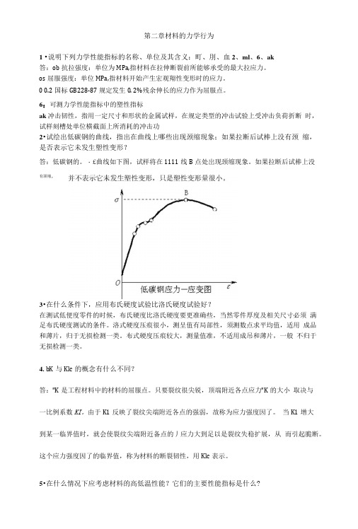 第二章 材料的力学行为课后习题答案.doc