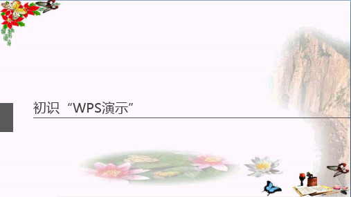 (精选)四年级信息技术上册第10课初识“WPS演示” PPT精品课件1苏科版