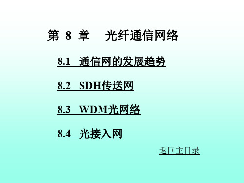 SDH光纤通信网络