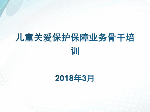 儿童督导员儿童主任业务培训ppt课件