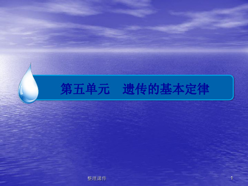 高考生物一轮总复习基因在染色体上和伴性遗传