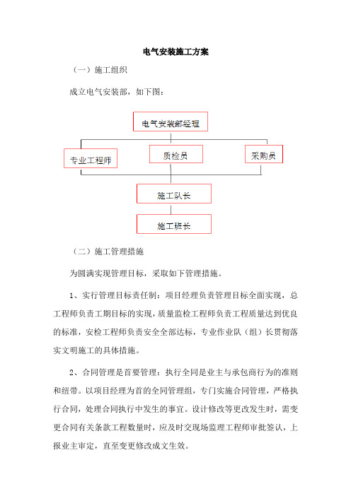 电气安装施工方案