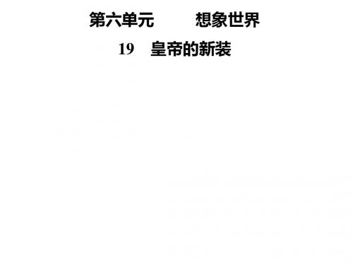 19皇帝的新装练习题1